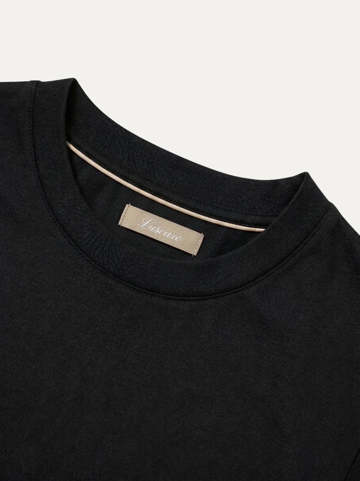 SUPIMA COTTON T-SHIRT BLACK