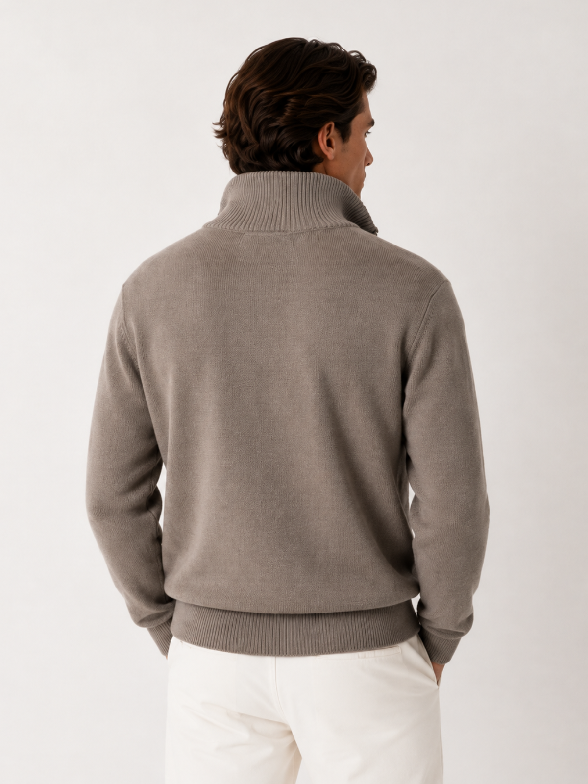 ELYSIAN FUR BLOUSON TAUPE